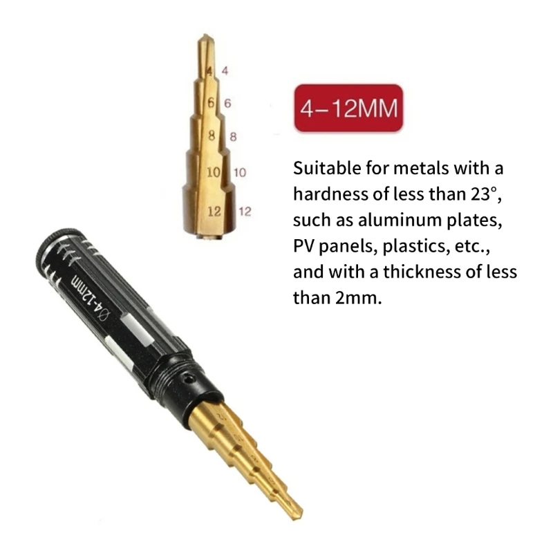 

Ergonomic High Performances Reamer With Extended Trapezoidal Drill Bit For Beginners And Experts Detailed Work M4YD
