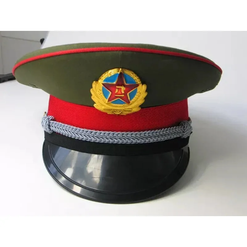 Original Chinese ARMY PLA Type 87 Officer Visor Hat in Perfect condition AAA