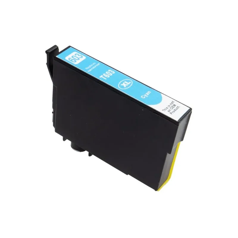 EPSON cyan E603XLC alternative ink cartridge, replaces C13T03A24010 XET603XLCC imprimirbien.com