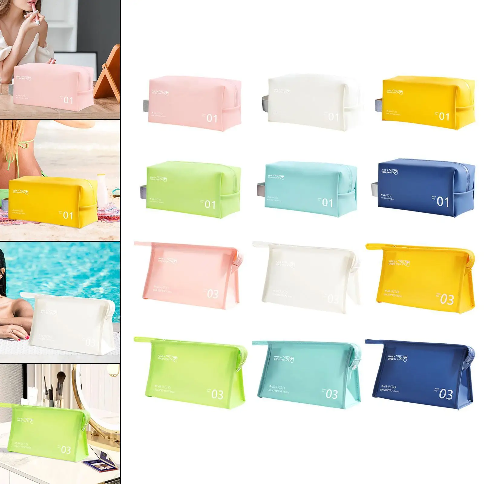 Travel Toiletry Bag Multipurpose Large Capacity Travel Accessories for Beach