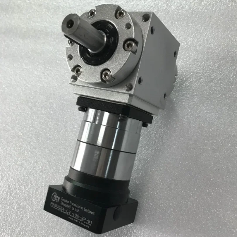 Dual output shaft ratio 1:10 high torque servo right angle 90 degree drive gearbox PAW-2P series