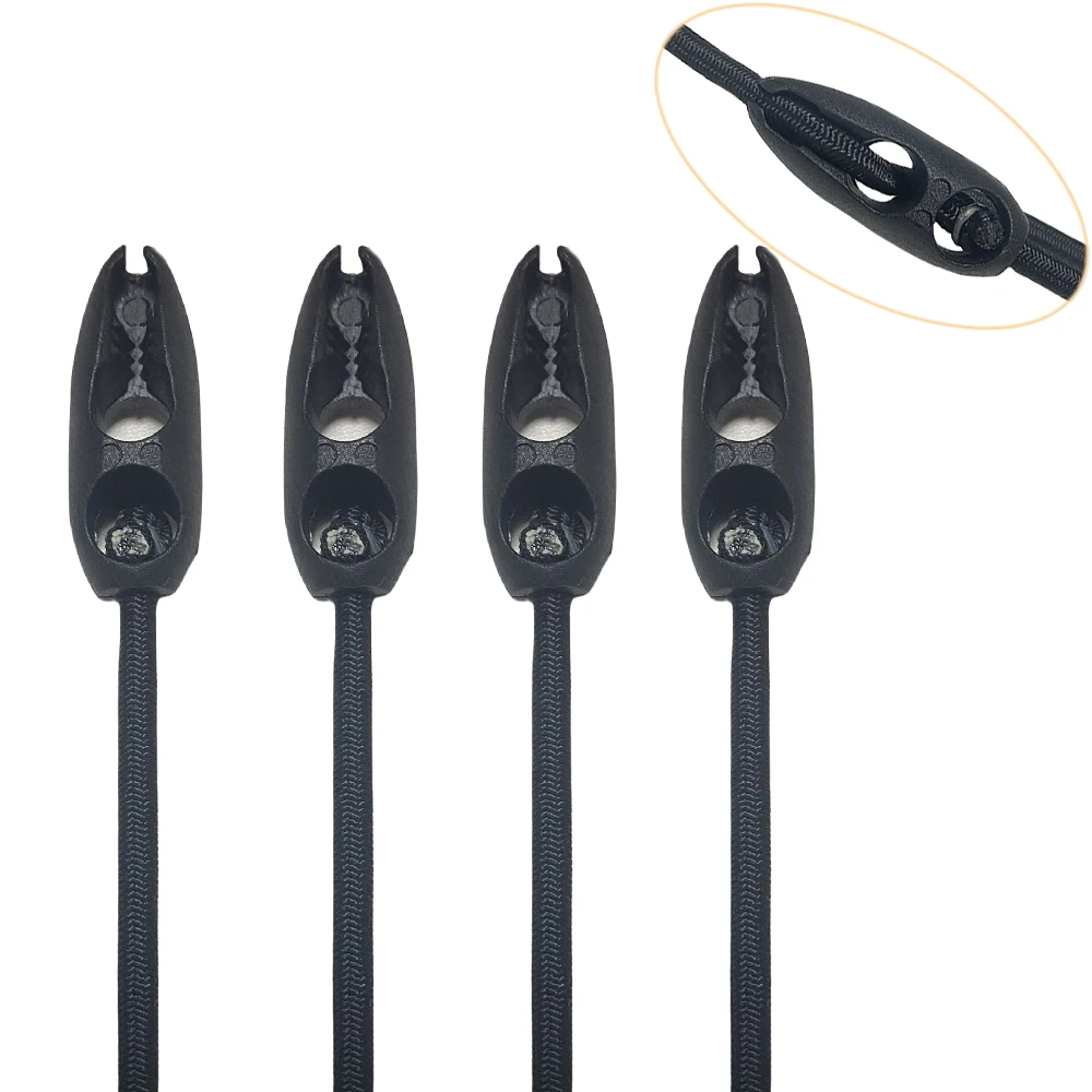 5/10/15Pcs 56cm Latex Elastic Tie Rope Black Tie Rope Easy To Use Bungee Cords for Bicycle Motorcycle Luggage Car Tarpaulin Camp