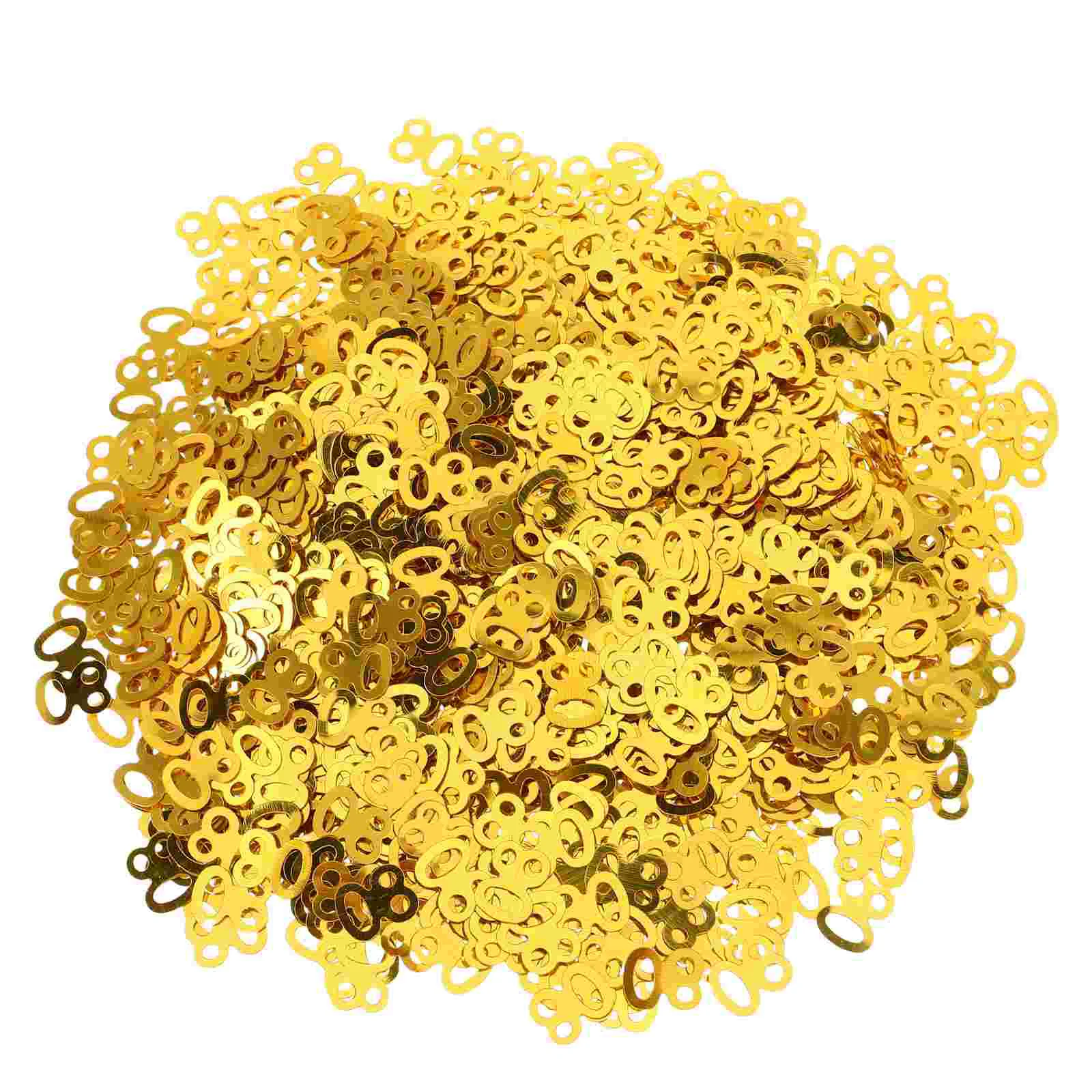 

1200 Pcs Party Confetti Birthday for Number Anniversary Decoration Happy Decorations