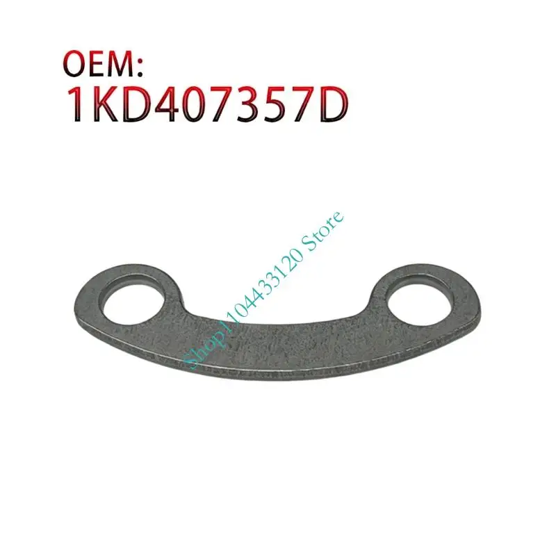 Metal Heavy Duty Drive Shaft Transmission Locking Plate Spacer for Golf 66Mm Length Silver 1K0407357D 443407357B
