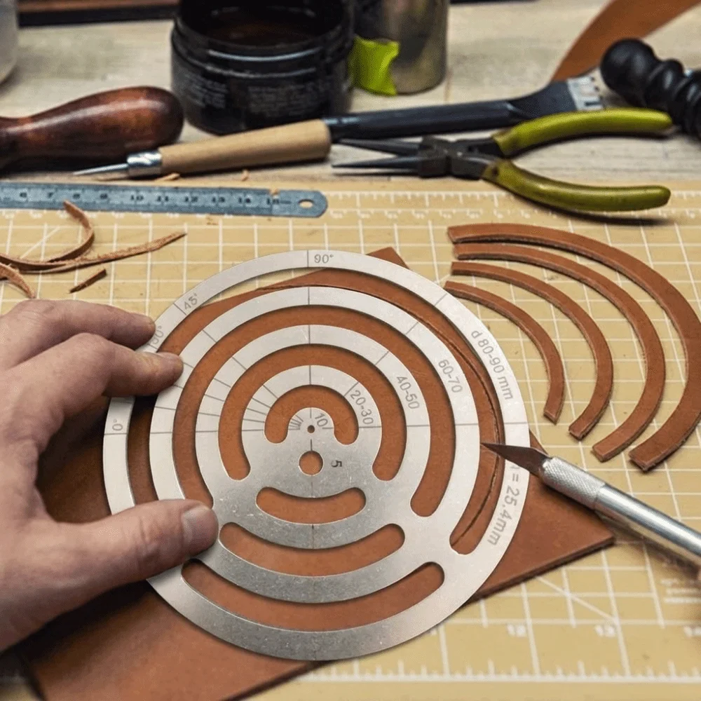 stainless-steel-leather-craft-ruler-rounded-corners-accurate-french-curve-ruler-circle-stencil-professional-drafting-ruler