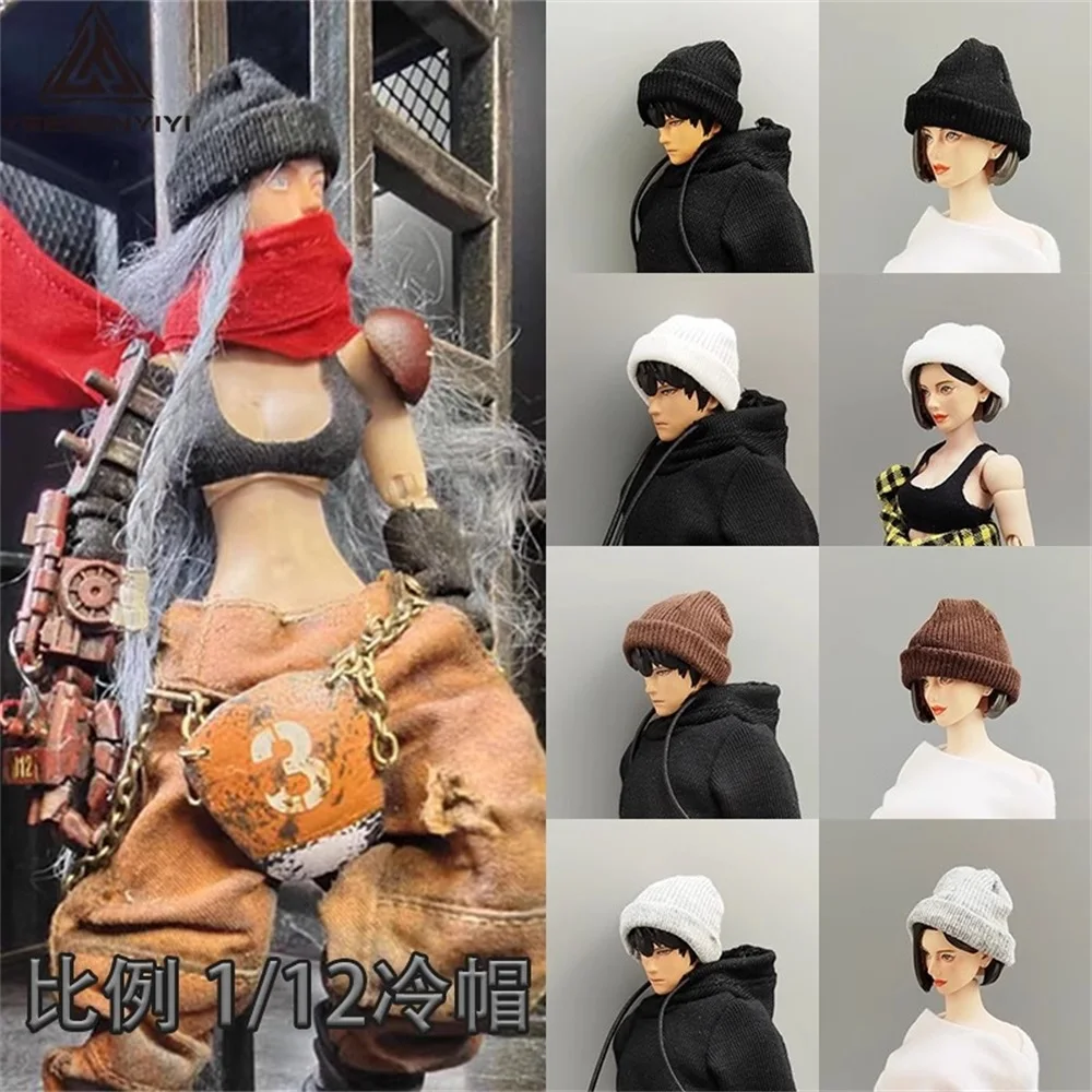 

1/12 Scale Soldier Fashion Trendy Cold Hat Model Accessories For 6'' Action Figure Doll Body In Stock
