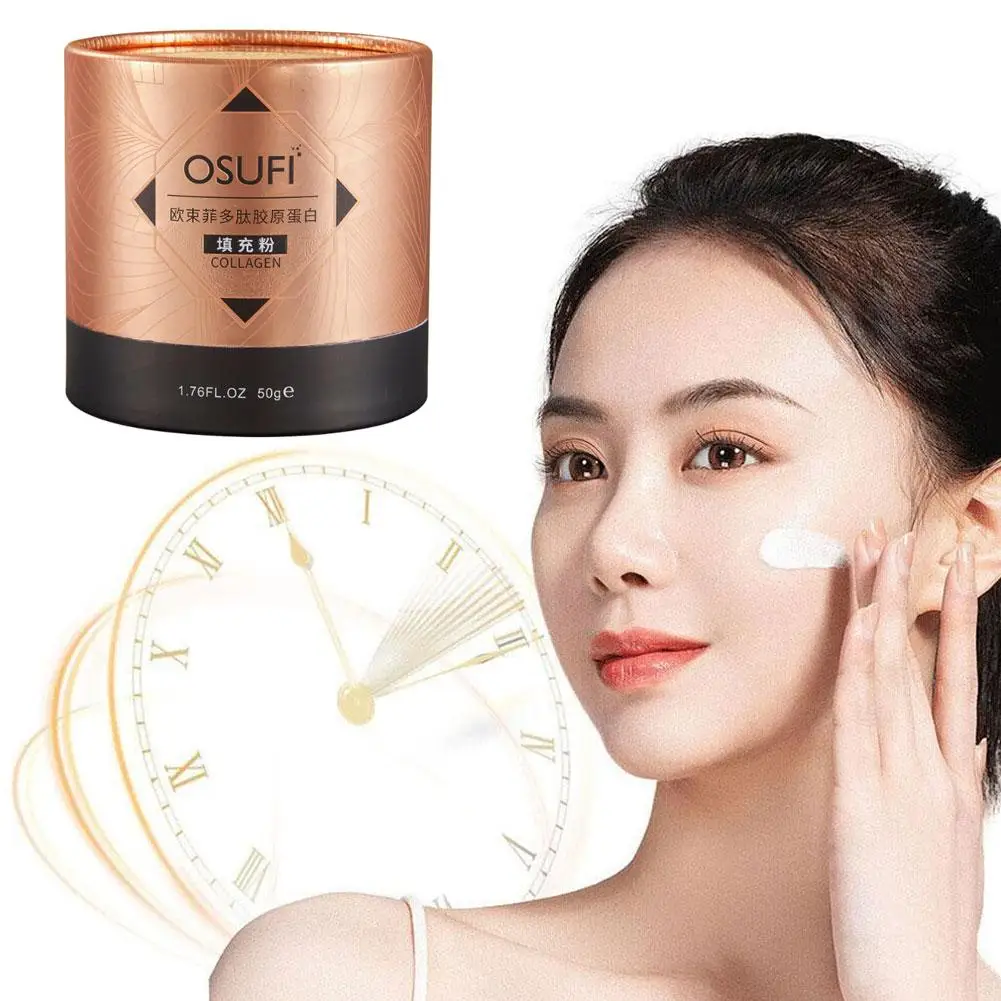 

Peptide Collagen Filling Powder Moisturizing Powder Products Essence Aging Replenish Skin Anti Care Cream Water Face L9H7