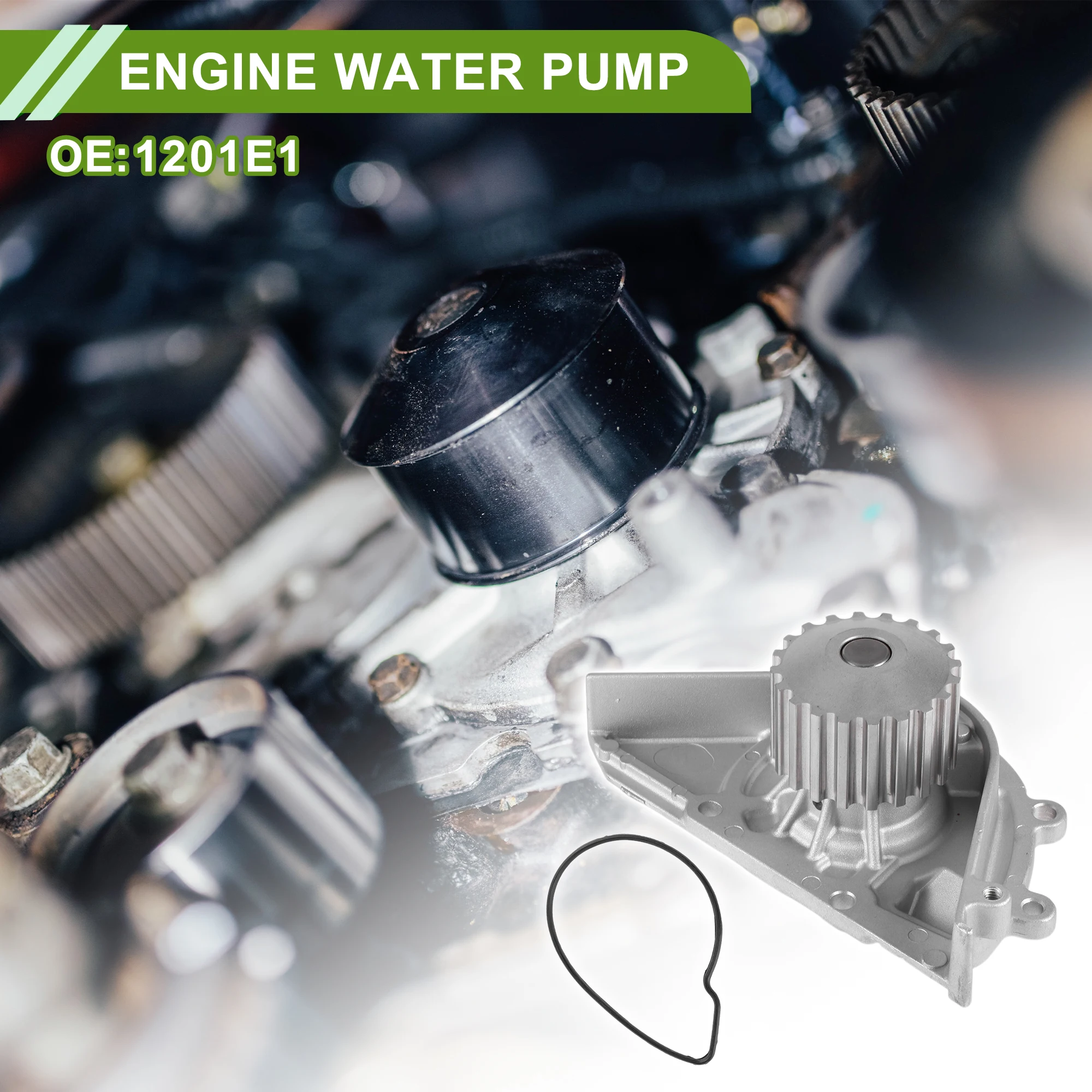 

Водяной насос двигателя UXCELL для Citroen C4 2008-2013 No.1201E1 Насос охлаждающей воды