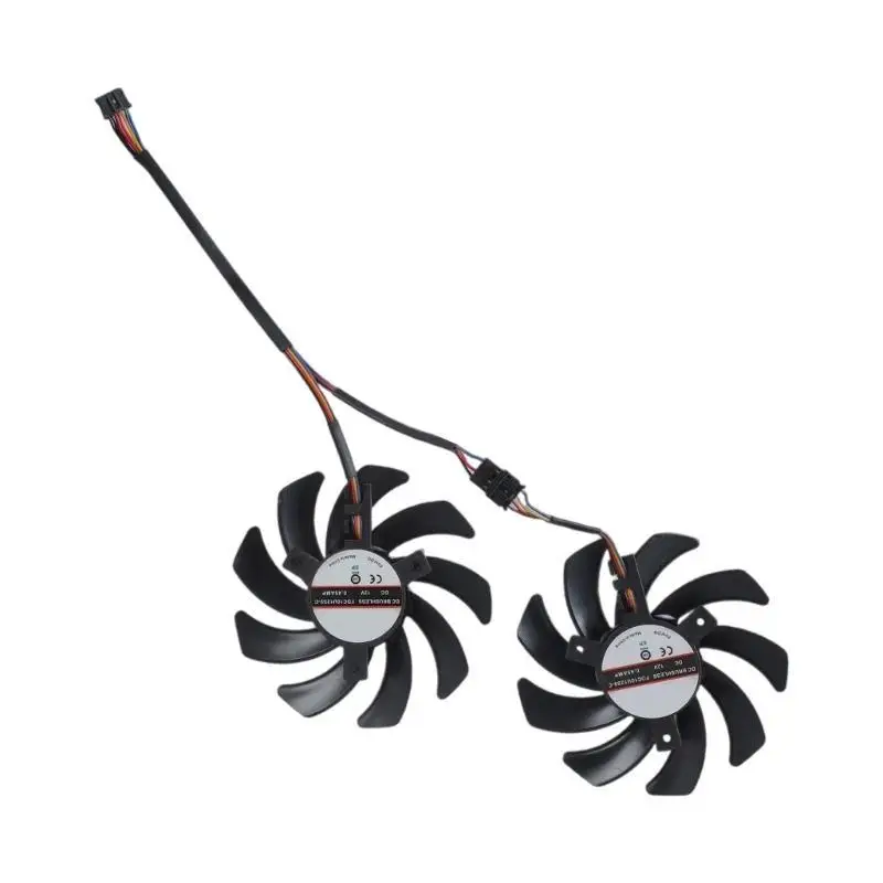 

Вентилятор видеокарты R53C для RX 5600XT 5700 6600 Охлаждающий вентилятор видеокарты Простая установка