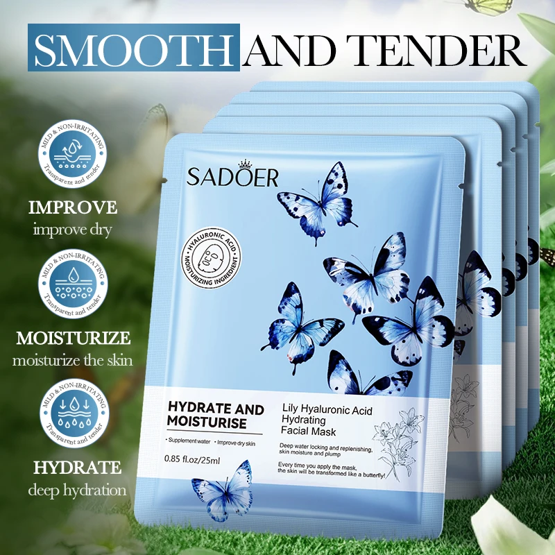 SADOER Hyaluronic Acid Face Mask Pack 2