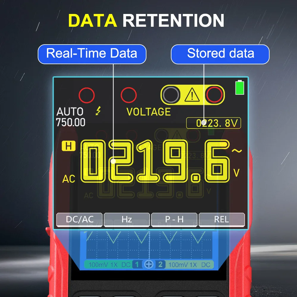 TOOLTOP ET853C 70Mhz 2CH راسم الذبذبات الرقمي المحمول 20000 التهم مولد إشارة رقمي متعدد 3in1 أدوات إصلاح السيارات #6