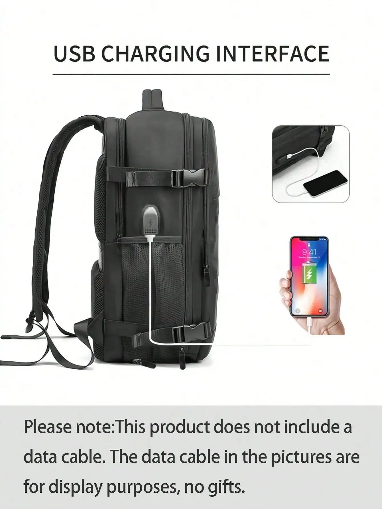 1pcs Large Capacity Multifunctional Business Travel Backpack Suitable For Women, Men, White-Collar Workers, Outdoor Travel