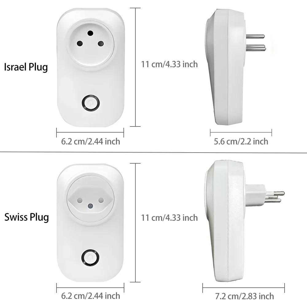 Matter Smart Plug CH|IS Siri Alexa Apple Home SmartThings Google Remote Voice Control Timer Energy-Saving Power Metering Socket