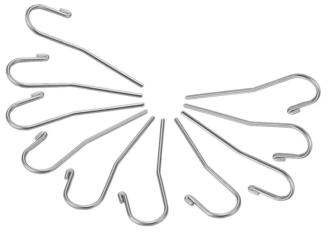 10pcs Autoclavable Stainless Steel Lip Hook for Lab Apex Locator  Precise Measurements and Accurate Root Canal Locating Tool