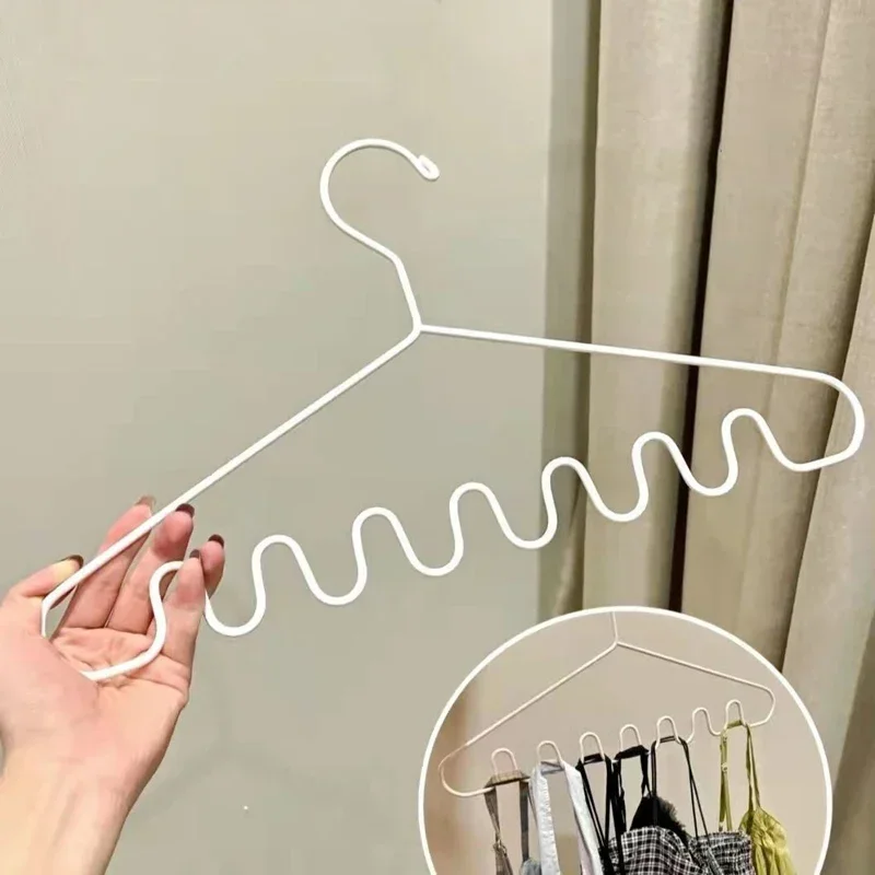 Waves Multi-port Support Hangers Para Roupas, Estante De Secagem, Multifunções, Plástico, Armazenamento, 1/3Pcs Clothes Hanger