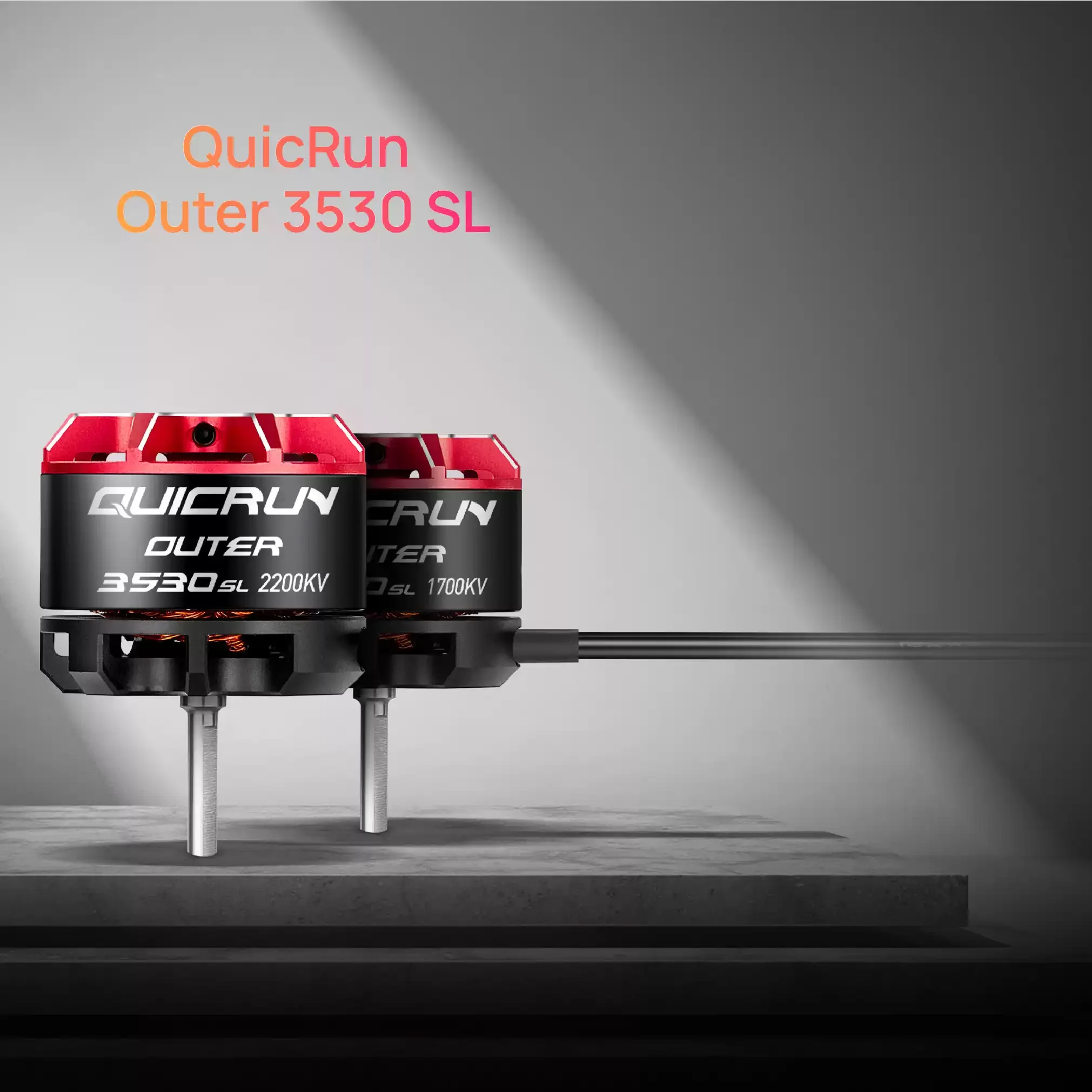 HOBBYWING QuicRun Outer 3530SL Sensorless Brushless Motors 1700KV 2200KV for 1/10 1/12 RC Model Car Crawler Accessories
