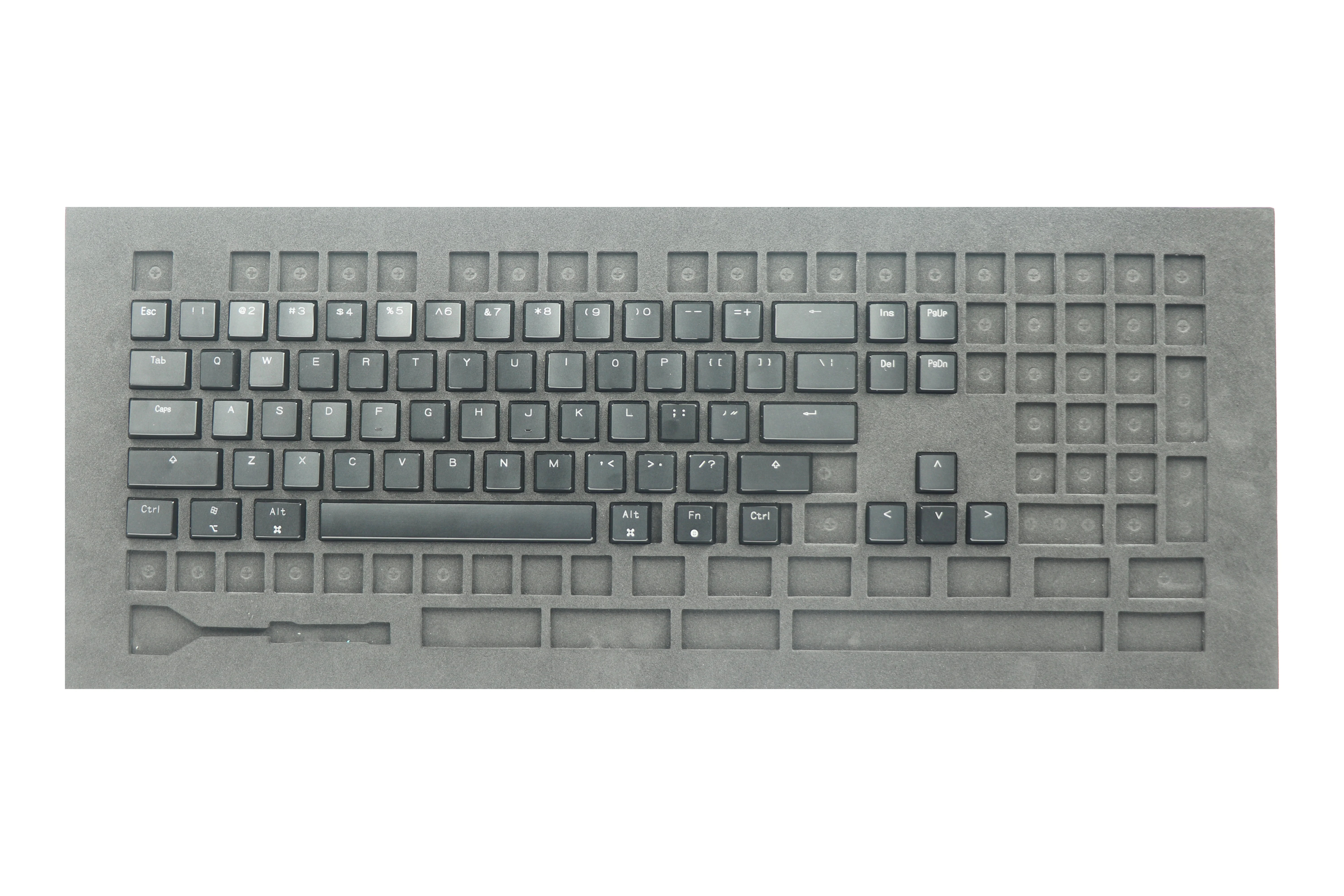 HiUM Aluminum Alloy Low Axis Keycap Custom Metal HL Transparent
