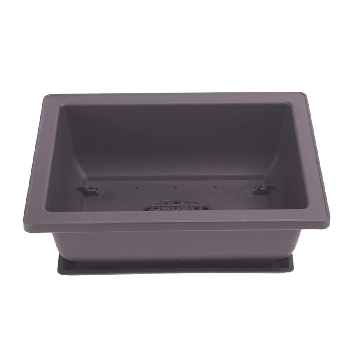 10 Packs Bonsai Training Pots with Tray Plastic Bonsai Plants Growing Pot for Garden Yard Living Room Balcony 16.5X12cm