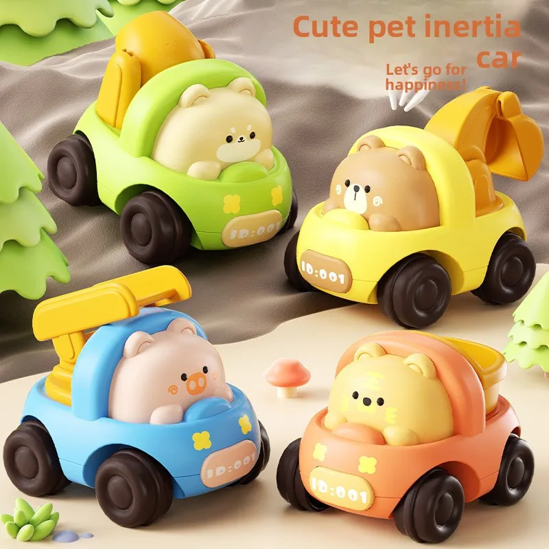 

Inertia-Powered Engineering Vehicle Press-to-Launch Toy Rocket-Launching Stone-Throwing Durable Inertia Toy Car Gift for Boys