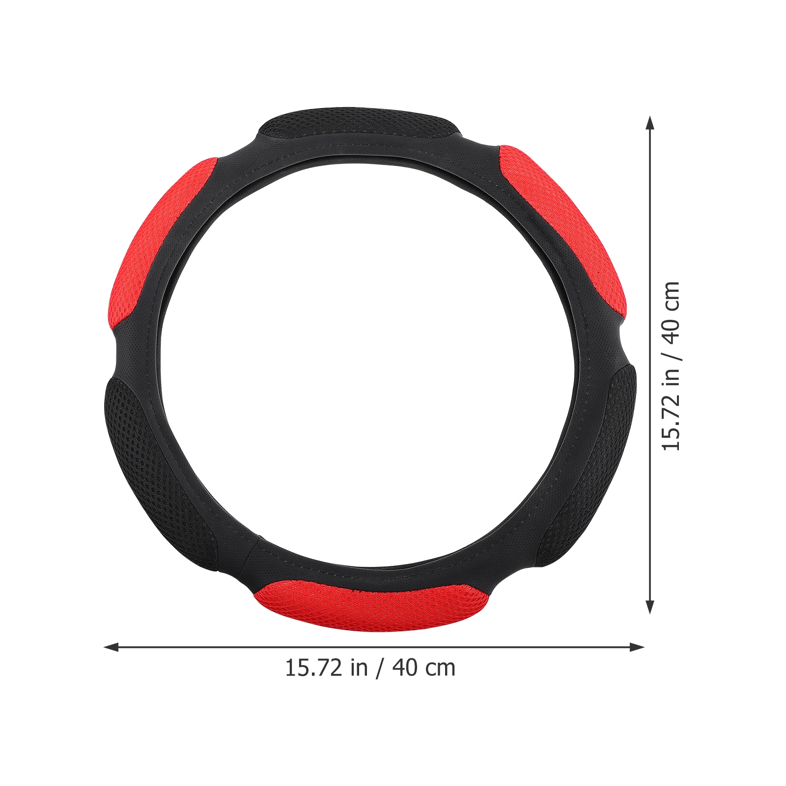 

Sandwich Steering Wheel Cover Non-Slip Durable Ergonomic Design Easy Install Car Steering Wheel Protector Automotive Interior