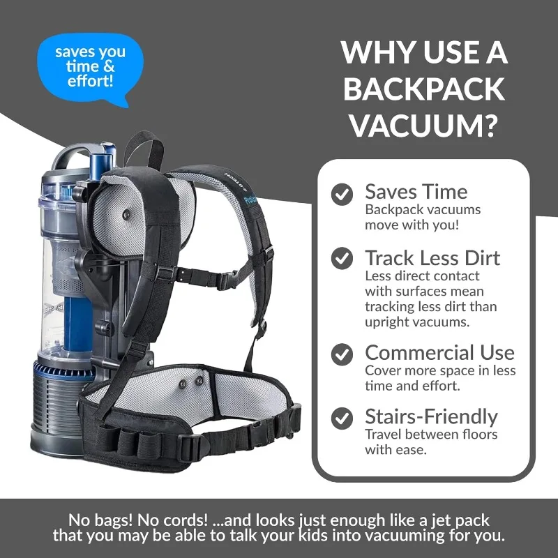 Standard Bagless  Vacuum Cleaner, Comfortable for Residential DoubleFiltration Attachments,  aspirateur robot