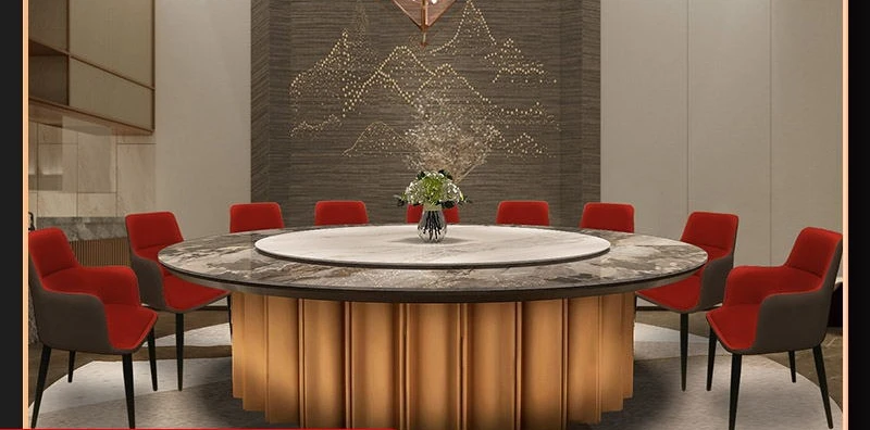 Induction Cooker Big Round Table 1.3-5 Hotel Clubhouse Restaurant Villa