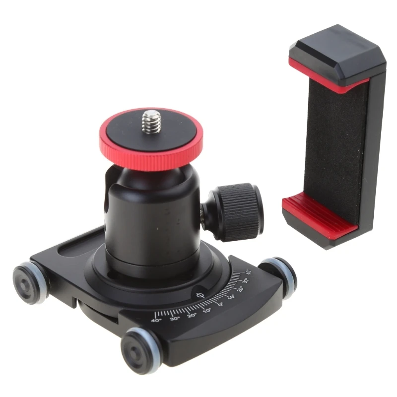 Camera Slider with Ball Head & Clamp Video Track 360° for DSLR P8DC