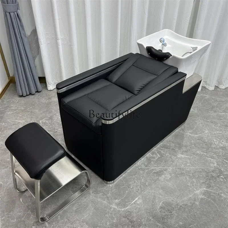 

Ceramic Basin Lying Half High-End Salon Massage Flushing Bed