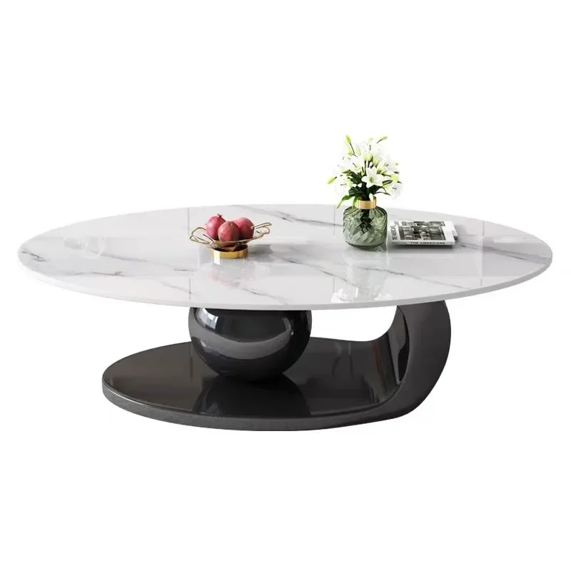 Movable Center Small Retro Metal Simple Round Nordic Portable Luxury Modern Coffee Tables for Living Room Bed Side Table Bedroom