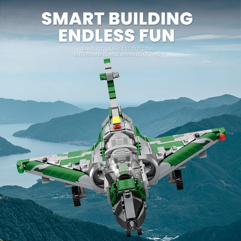 En STOCK Reobrix 33044 militaire Mirage 2000 combattant blocs de construction assemblage avion briques modèle enfants jouets cadeau de noël