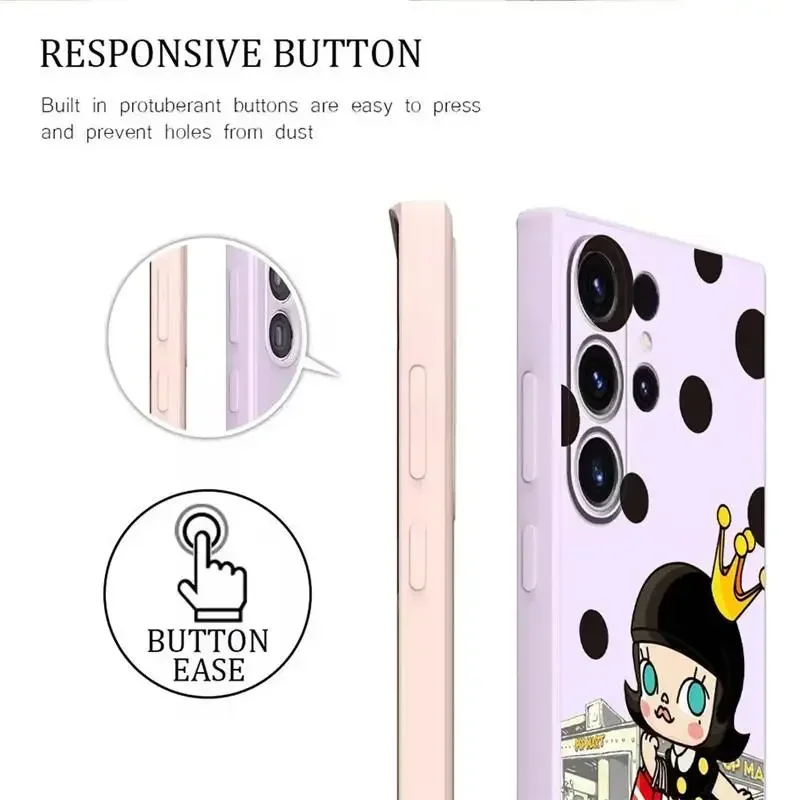 For Samsung S24 Soft Silicone Full-Wrap Phone Case For S24 Ultra S23 Plus/Ultra 21fe Shockproof Anti-Fingerprint Shockproof case