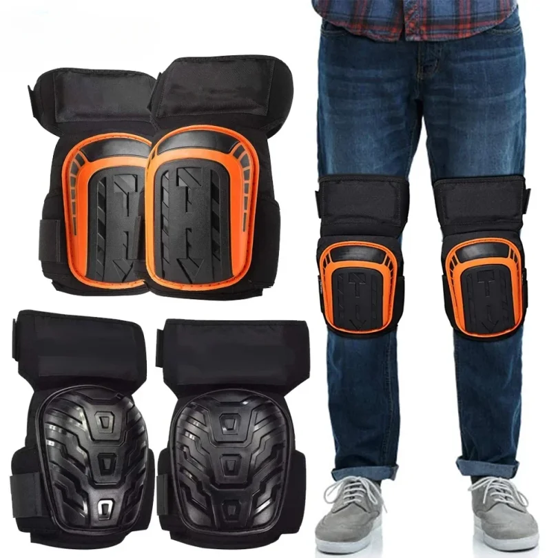

1 пара наколенников для работы на полу, строительные наколенники, сверхмощные наколенники для работы для мужчин и женщин, удобные наколенники для пола