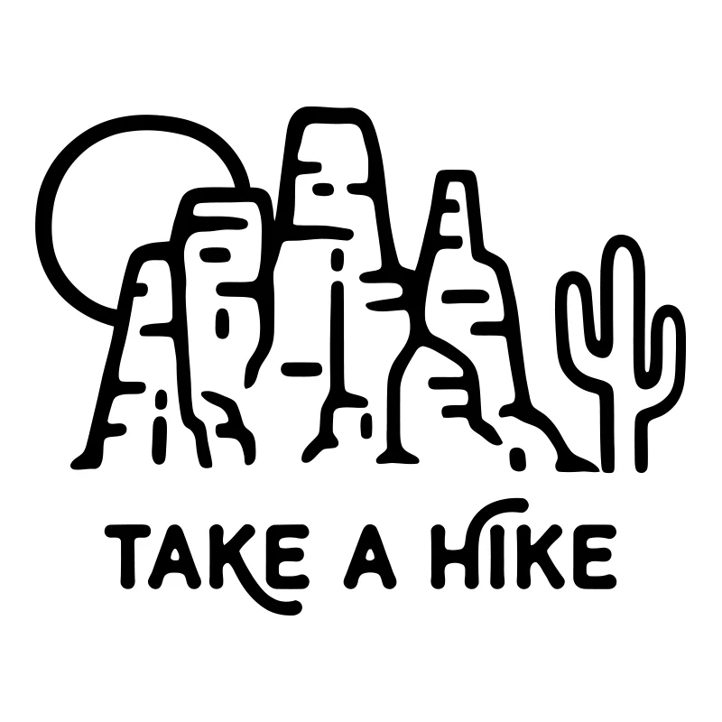 Take A Hike for Car Stickers Decoration Windows Campervan Outdoor Sticker Explorer Exterior Accessories Waterproof Vinyl Decals