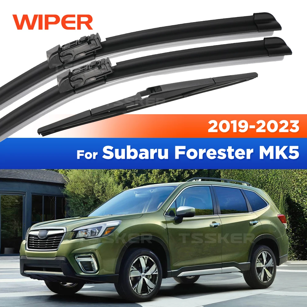 

Front & Rear Wiper Blades Set For Subaru Forester SK 2019-2023 2020 2021 2022 Windshield Windscreen Window Brushes