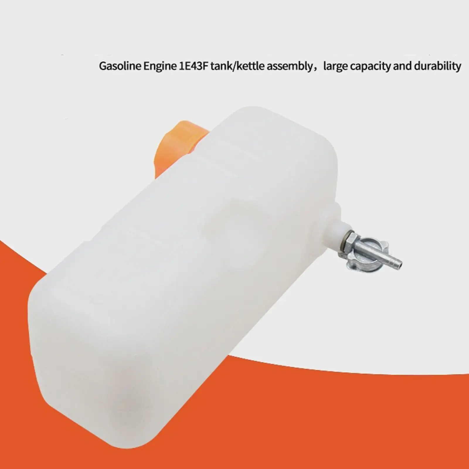 Portable Fuel Container Assembly Valve Cock Oil Box for Lawn Equipment for 1E43F 2 Stroke Petrol Engine 142FA