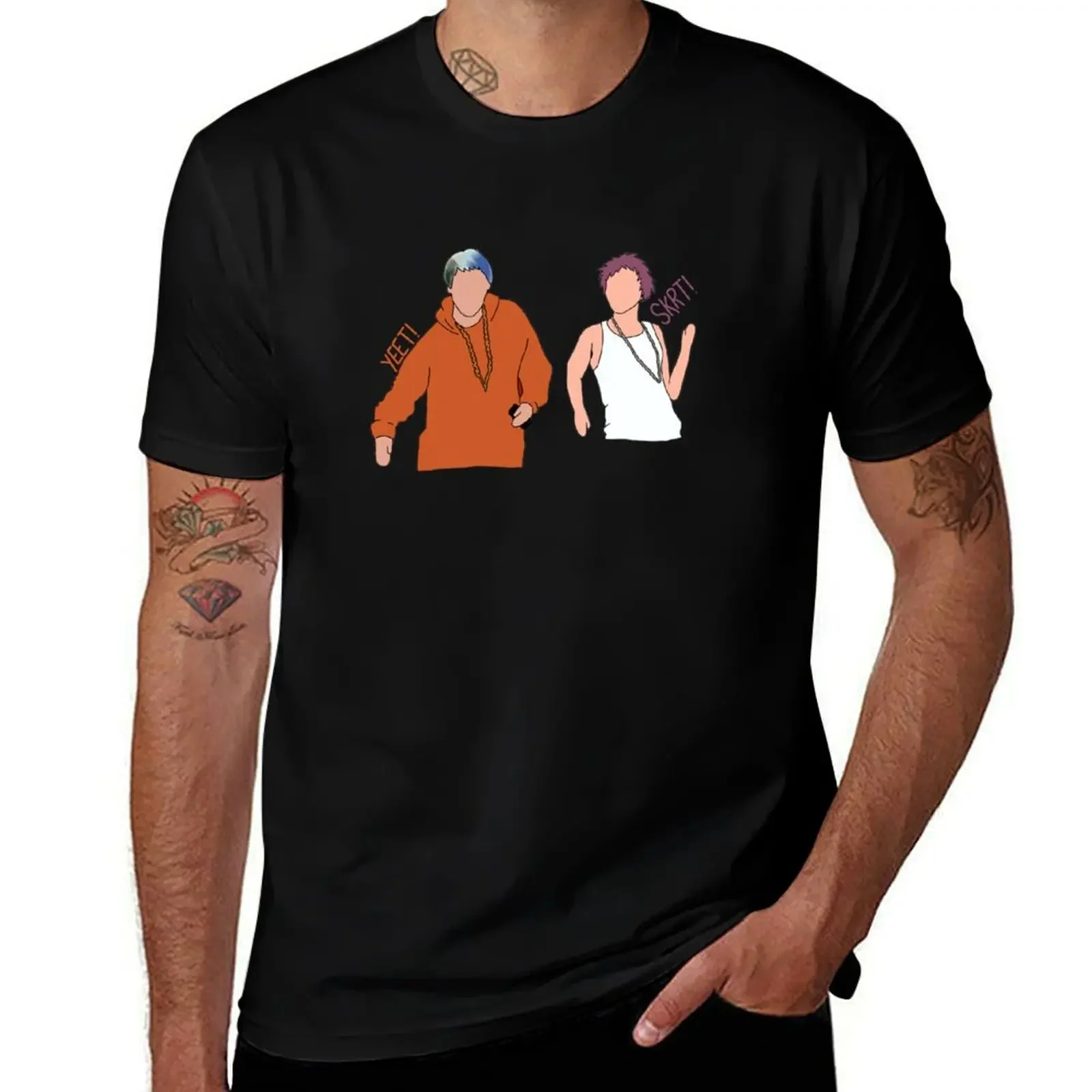 

YEET SKRT T-Shirt oversizeds tops cute tops graphic tee shirt t shirts for men cotton