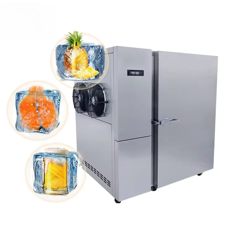 Customized Quick Freeze Cabinet Nitrogen Blast Freezer Upright Commercial Machine for Bakery Kitchen Food Preservation