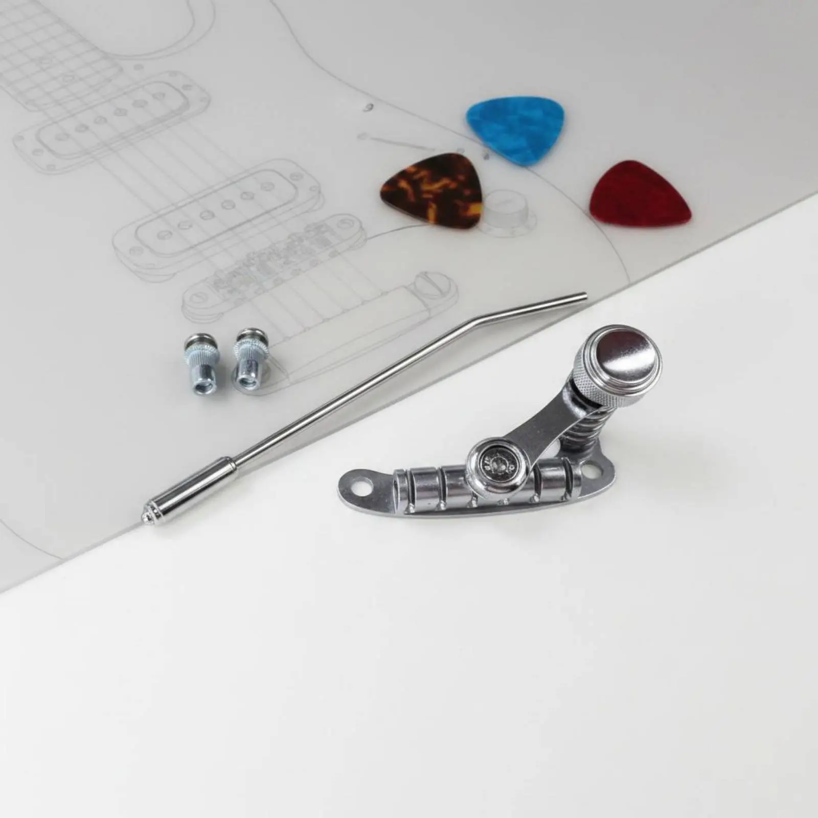 Tremolo Bridge Stable Tuning Guitar Tremolo System Tone Modulation Tailpiece Easy Installation Guitar Bridge Kit