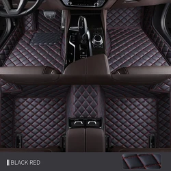 Custom Car Floor Mat for BMW 5 series all model year E34 E39 E60 E61 F07 F10 F11 F18 G30 F90 G31 G38 auto accessories Carpets