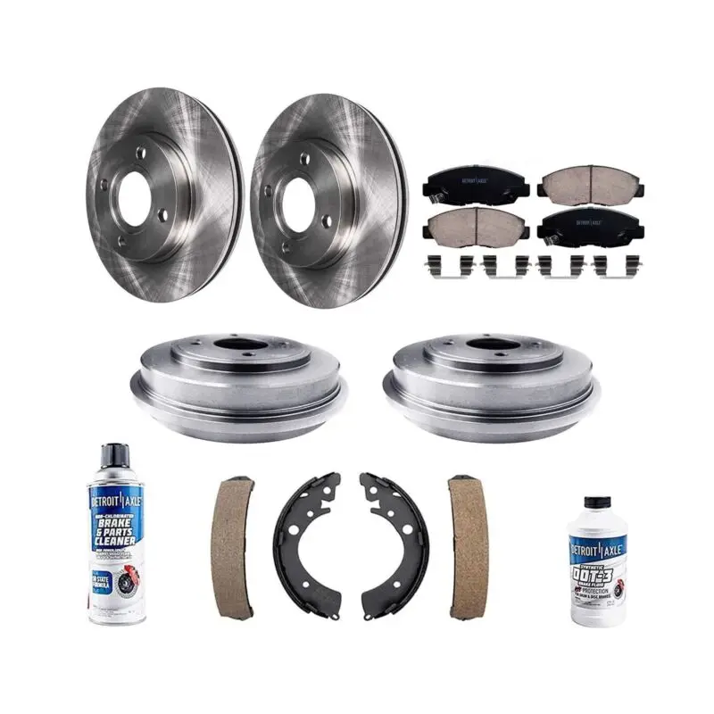 

Kit - Disc Detroit Civic For Honda Brake 1.7L Rotors 01-05 Ceramic Brake... Axle