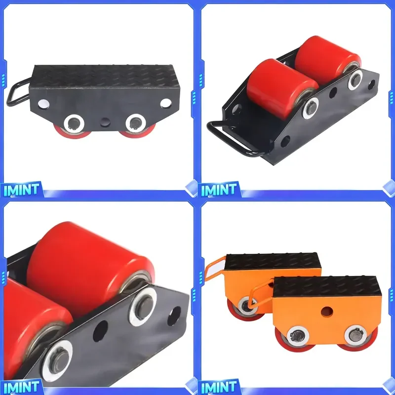 Light Portable 3t Stainless Steel Wheel Dolly Trolley 4-8 Wheels OEM Industrial Moving Skate CE Certified 1 Year