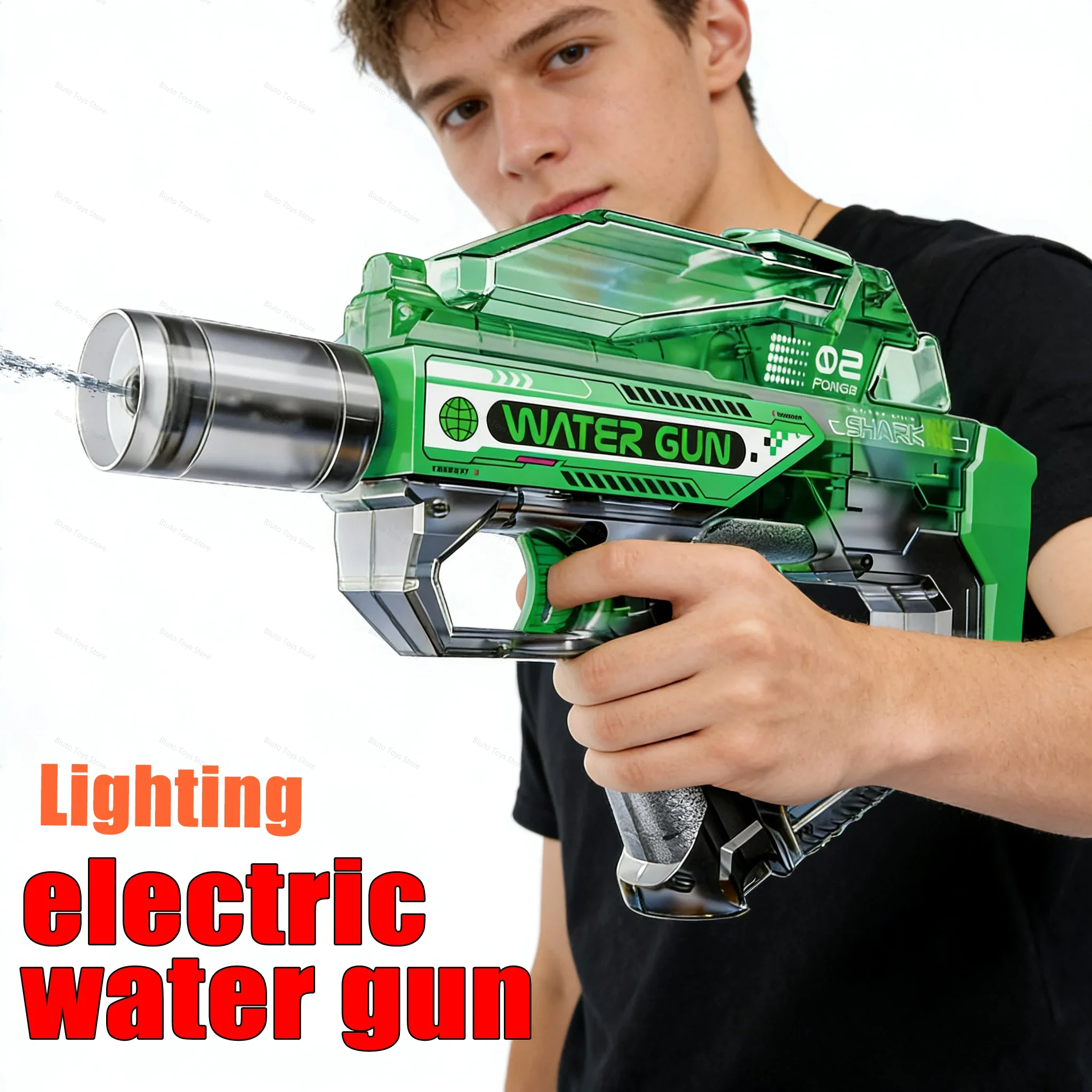 Electric Water Gun with Flame - Water Gun Soaker recension och pris