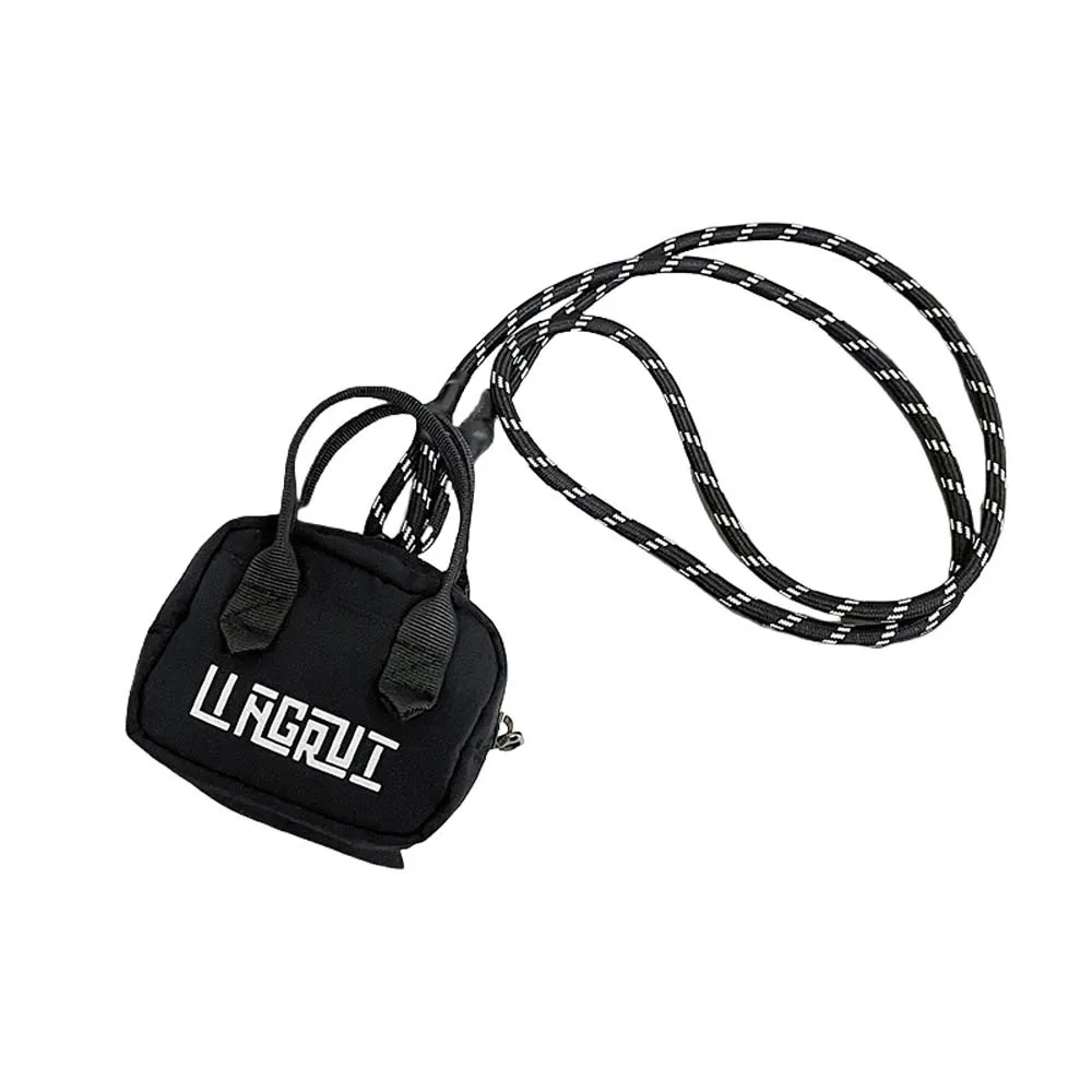 

Small Storage Bag Nylon Mini Crossbody Bag Waterproof Card Holder Coin Purse Pendant Zipper Pouch Korean Style Men Mini Wallet