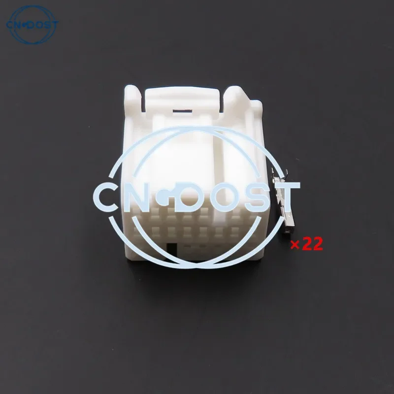 

1 Set 22 Pin AC Assembly White Auto Low Current Electric Cable Plastic Housing Unsealed Plug With Terminal 353028-1