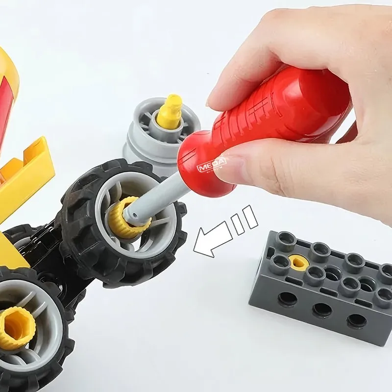 Voertuigvliegtuigmachines Monteer grote bouwsteen Educatief STEM-speelgoed ﻿ 45002 Science Engineering Technology Bricks Set ﻿