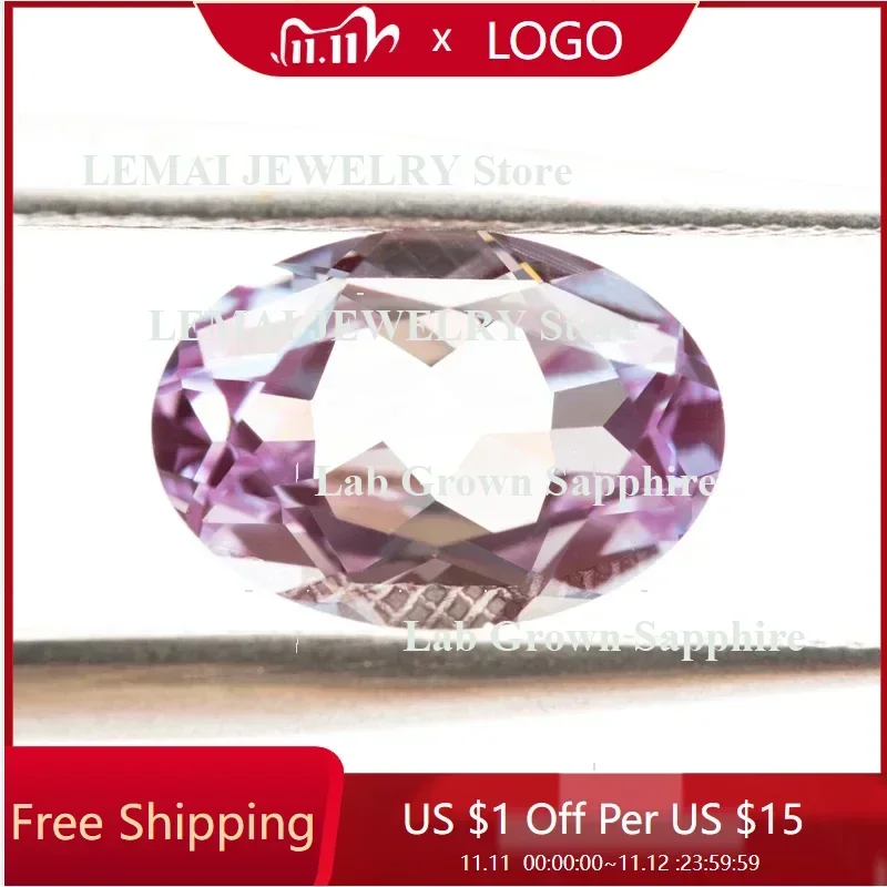 

Lab Grown Alexandrite Oval Shape Change Color Stone DIY Advanced Jewelry Rings Earrings Making Charms Gemstone Certificate