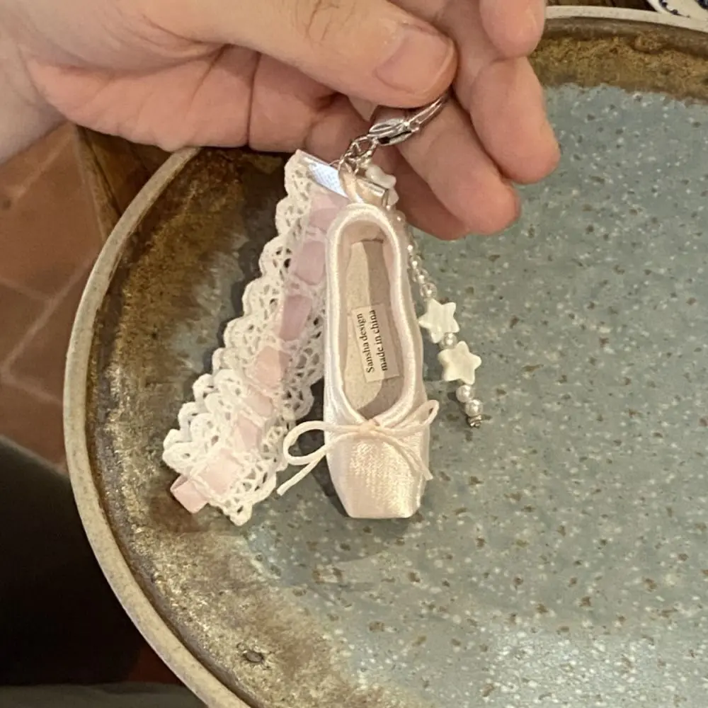 

Ballet Shoe Star Phone Lanyard Multicolor Keychain Beads Phone Chain Elegant Anti-Lost Cell Phone Strap Jewelry Gifts