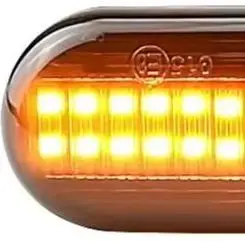 For Renault Clio Trafic Kangoo Twigo Dacia Logan Duster Nissan Interstar Dynamic Side Marker Turn Signal Lamps Lights