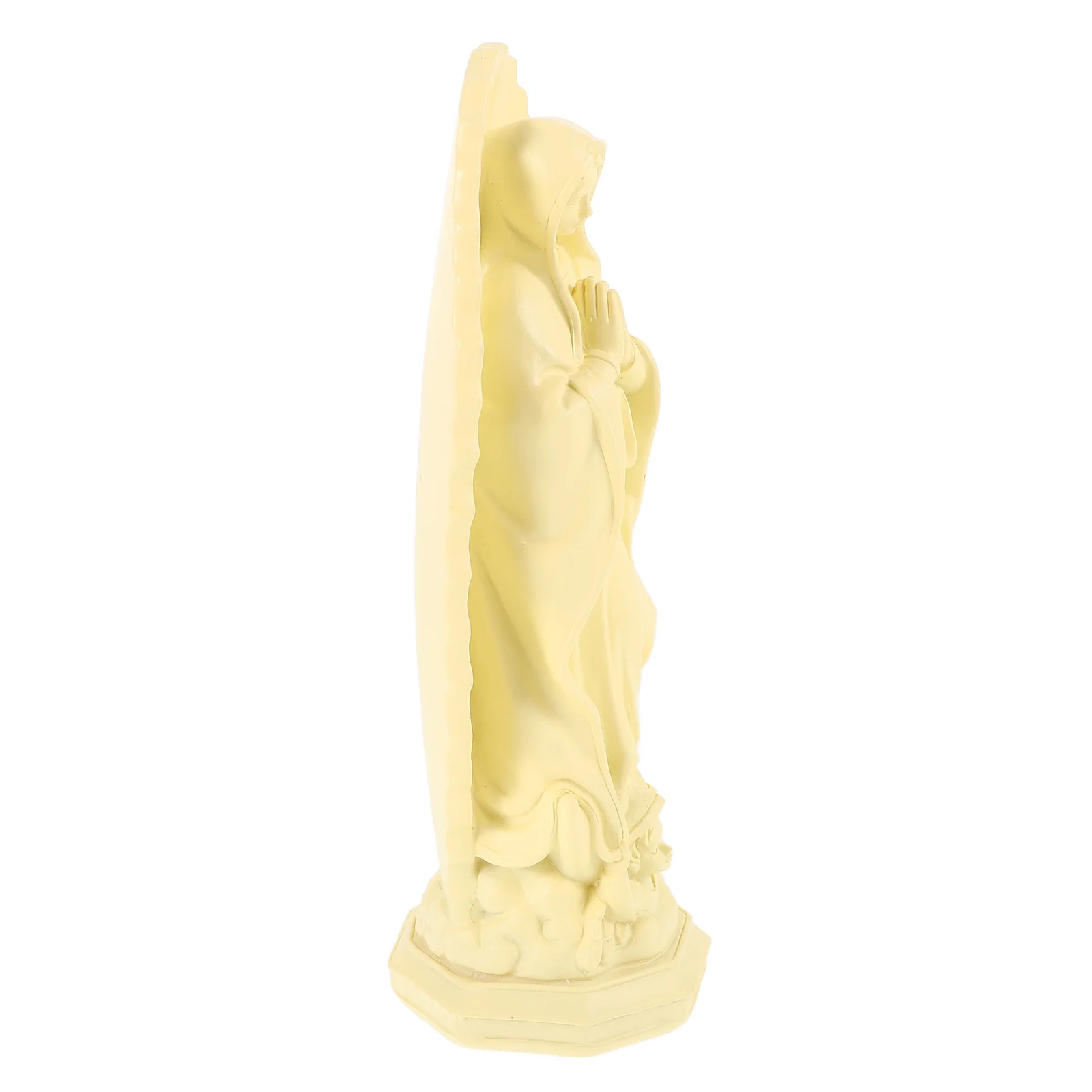 

Catholic Marian Statue Elegant Design Spiritual Presence Entryway Living Room Faith Devotion Blessings Protection