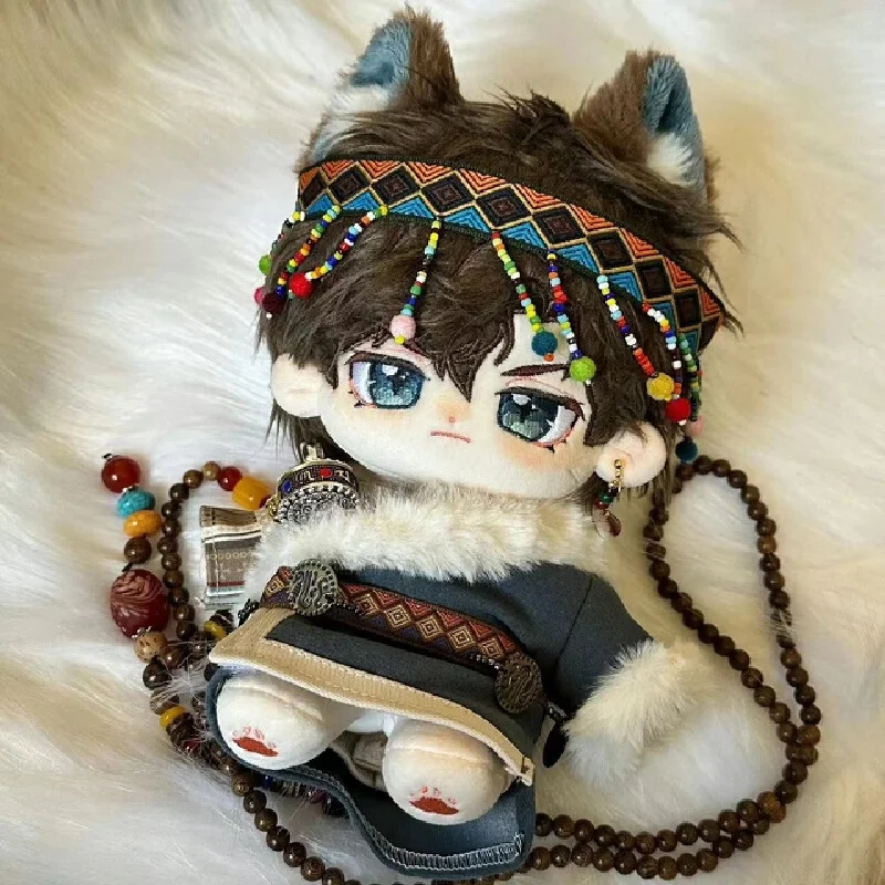 

Suitable for 20-centimeter cotton doll clothing for ethnic ensemble. 20cm doll clothing replacement set. For players to collect.